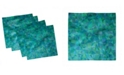 Ambesonne Fractal Set of 4 Napkins, 18" x 18"